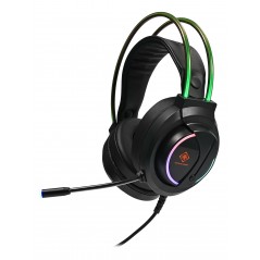 Pakke med gamingtastatur og mus - Deltaco RGB 4-i-1 gamingsæt med mekanisk tastatur, headset, mus og musemåtte