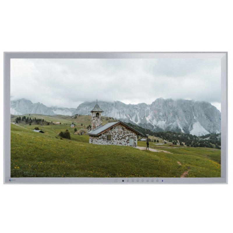 Brugte computerskærme - Eizo FlexScan EV2736W 27-tommer IPS-skærm 2560 x 1440 Grey/White (brugt uden fod)