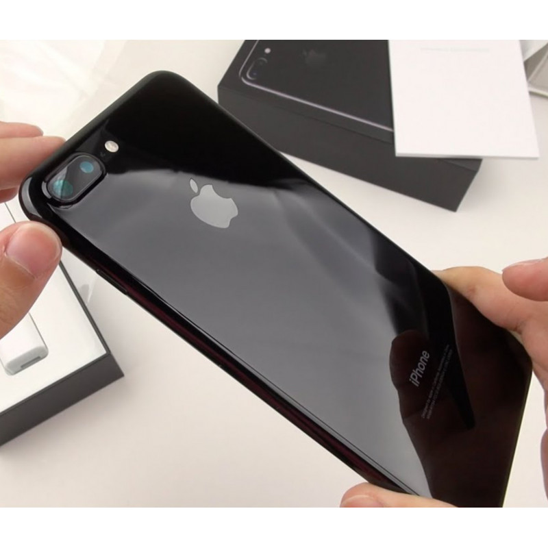 Brugt iPhone - iPhone 7 Plus 32GB Jet Black (brugt med skærm i ny stand)