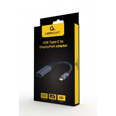 Tilbehør til computerskærme - Cablexpert USB-C til DisplayPort-adapter med understøttelse af 4k ved 60 Hz