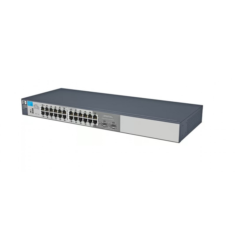 Netværksswitch - HPE ProCurve 1810-24G J9450A 24-portars Switch (beg)