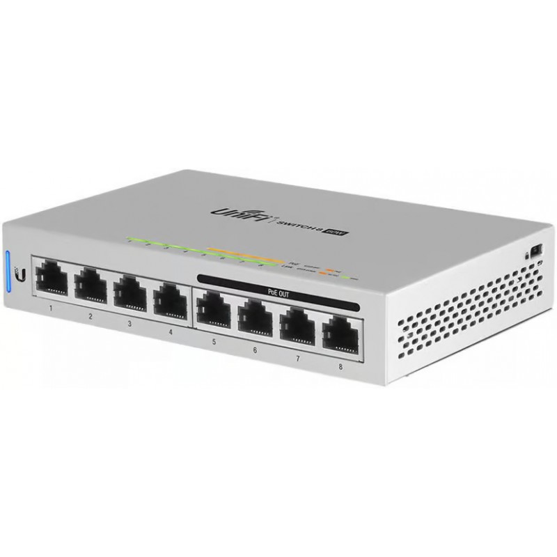 Netværksswitch - Ubiquiti UniFi US-16-150W 16-portars gigabitswitch med PoE (beg)