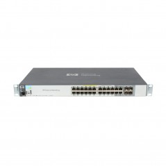 Netværksswitch - HP ProCurve 2520G-24 J9299A 24-ports switch (brugt)