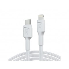 GreenCell MFi USB-C til Lightning-kabel 1 meter med PD-hurtigopladning