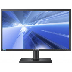 Brugte computerskærme - Samsung 24-tommer LED-skærm PLS/IPS 1920x1200 (brugt med ridser på rammen)