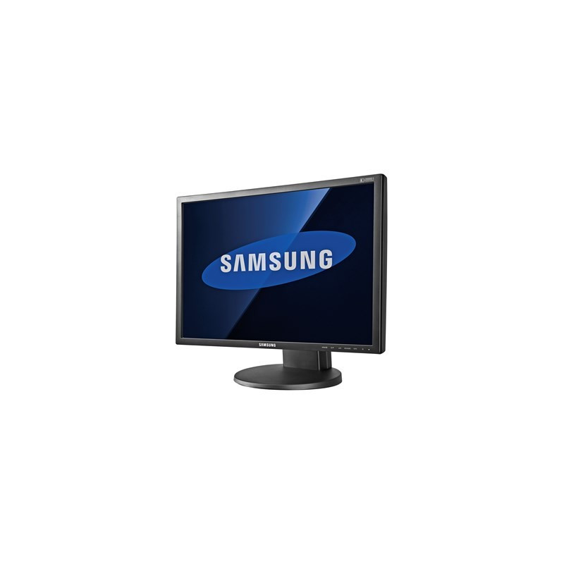 Brugte computerskærme - Samsung 24-tommer skærm S2443 med ergonomisk fod (brugt med stor ridse)