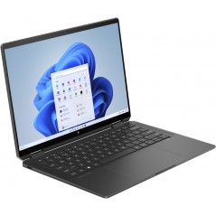 Bærbar computer med skærm på 14 og 15,6 tommer - HP Spectre x360 2-in-1 14-eu0060no 14" OLED 2.8K Touch Ultra 7 16GB 512GB SSD Win 11 Nightfall Black