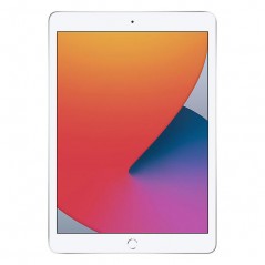 Brugte iPad Pro, Mini og Air - iPad (2020) 10.2" 128GB Wi-Fi Silver (8th Gen) (brugt)