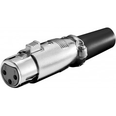 Mikrofonstik XLR hun (3-polet)