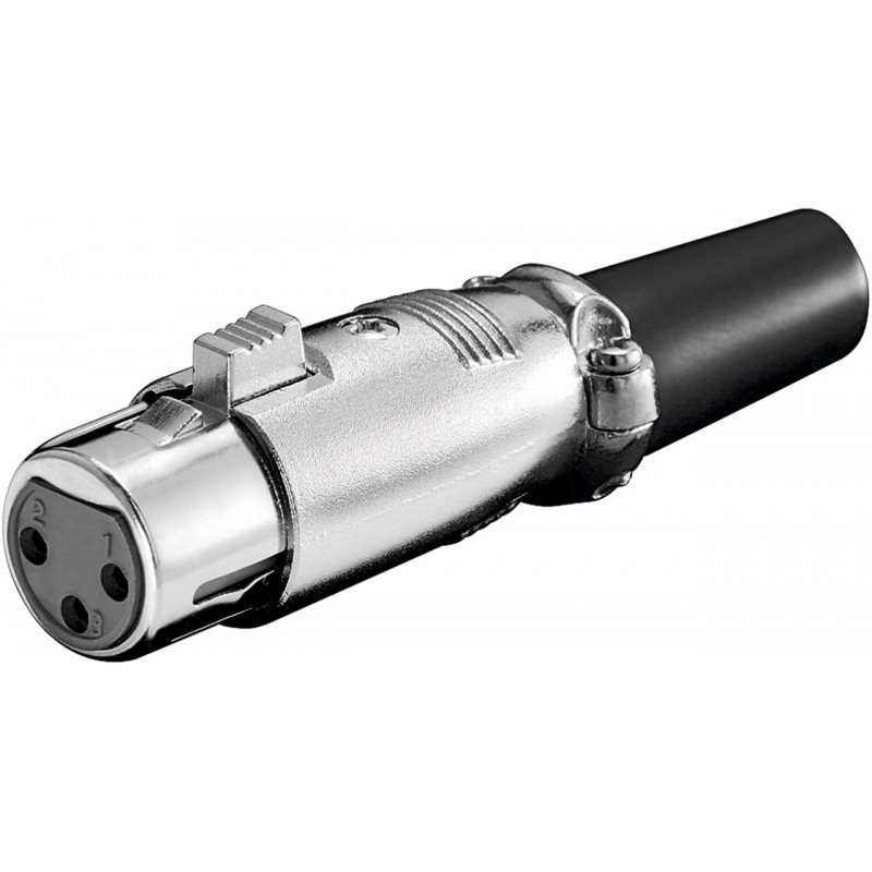 Lydkabel og adapter - Mikrofonstik XLR hun (3-polet)