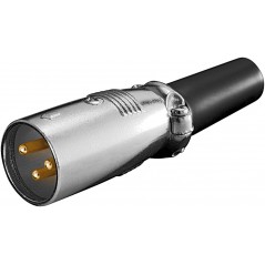 Mikrofonstik XLR han (3-polet)