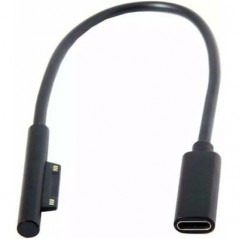 Microsoft Surface - Adapter til opladning af Microsoft Surface Pro 3, 4, 5, 6 med USB-C-oplader