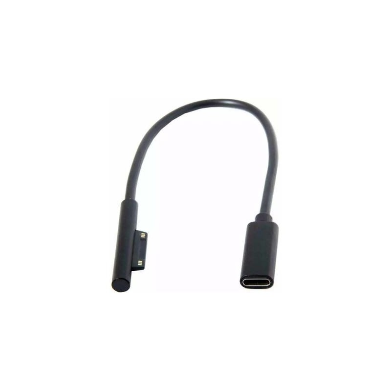 Microsoft Surface - Adapter til opladning af Microsoft Surface Pro 3, 4, 5, 6 med USB-C-oplader