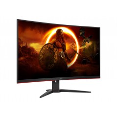 Computerskærm 25" eller større - AOC CQ32G2SE 32" buet gaming-skærm med 165 Hz og VA-panel