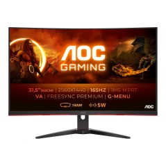 AOC CQ32G2SE 32" buet gaming-skærm med 165 Hz og VA-panel