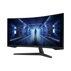 Computerskærm 25" eller større - Samsung Odyssey G5 C34G55 34" buet gaming-skærm med 165 Hz og VA-panel 3440x1440