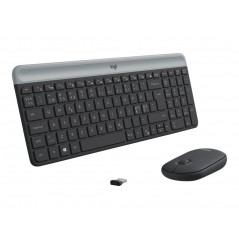 Tastatur & computermus - Logitech MK470 slim trådløst tastatur og mus