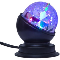 Roterende diskolampe LED-bordlampe med RGB-belysning