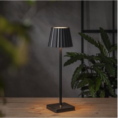 Udendørs belysning - Genopladelig bordlampe til indendørs og udendørs brug 38 cm