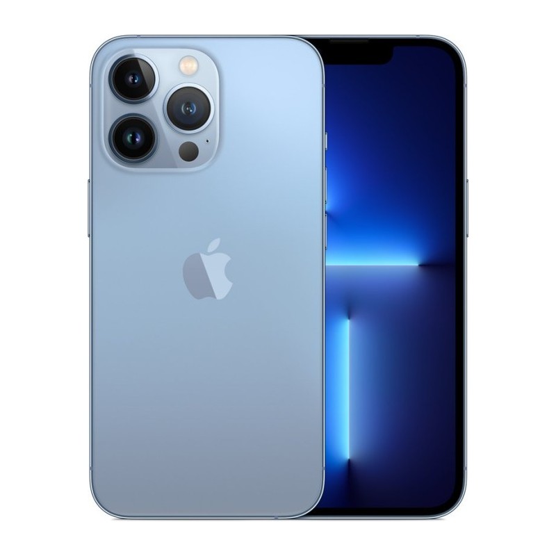 Brugt iPhone - iPhone 13 Pro Max 128GB Sierra Blue med 1 års garanti (beg)