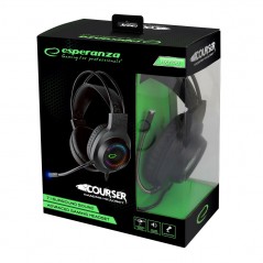 USB-gamingheadset til PC - Esperanza EGH7100 gaming headset USB med 7.1 lyd