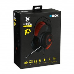 Gaming-headset - iBox Aurora X3 gaming-headset med LED-belysning