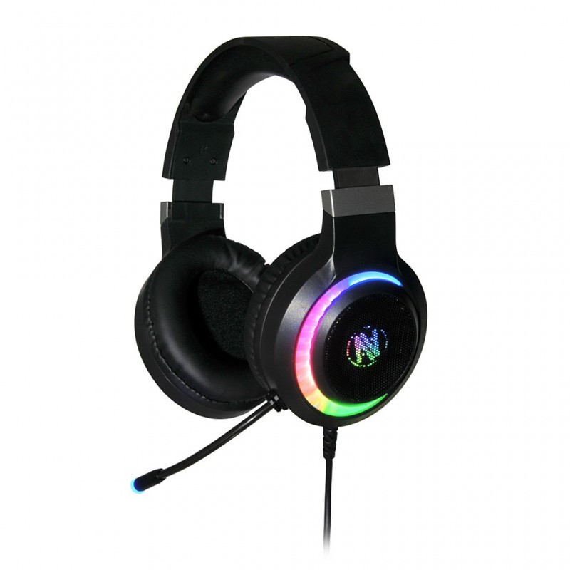 USB-gamingheadset til PC - iBox Aurora X10 gaming-headset USB med 7.1-lyd og RGB-belysning