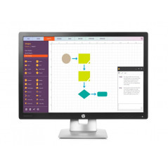 Brugte computerskærme - HP EliteDisplay E242 24-skærm med IPS-panel (brugt med ridser på skærm)