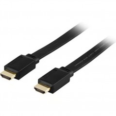 Deltaco fladt HDMI-kabel 2 meter