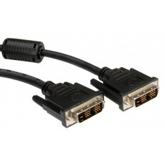 Deltaco 2 meter DVI-kabel (DVI-I Dual Link)