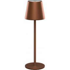 Genopladelig bordlampe til indendørs og udendørs brug, dimmable (sort/hvid/bronze)