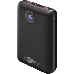 Goobay powerbank 20.000 mAh med 2x USB-A og 1x USB-C med understøttelse af PD 20W