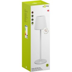 Udendørs belysning - Genopladelig bordlampe til indendørs og udendørs brug, dimmable (sort/hvid/bronze)