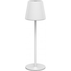 Genopladelig bordlampe til indendørs og udendørs brug, dimmable (sort/hvid/bronze)