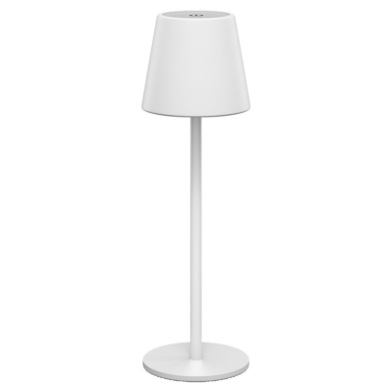 Udendørs belysning - Genopladelig bordlampe til indendørs og udendørs brug, dimmable (sort/hvid/bronze)