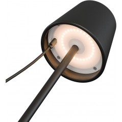 Udendørs belysning - Genopladelig bordlampe til indendørs og udendørs brug, dimmable (sort/hvid/bronze)