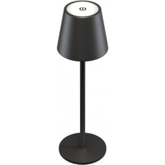 Udendørs belysning - Genopladelig bordlampe til indendørs og udendørs brug, dimmable (sort/hvid/bronze)