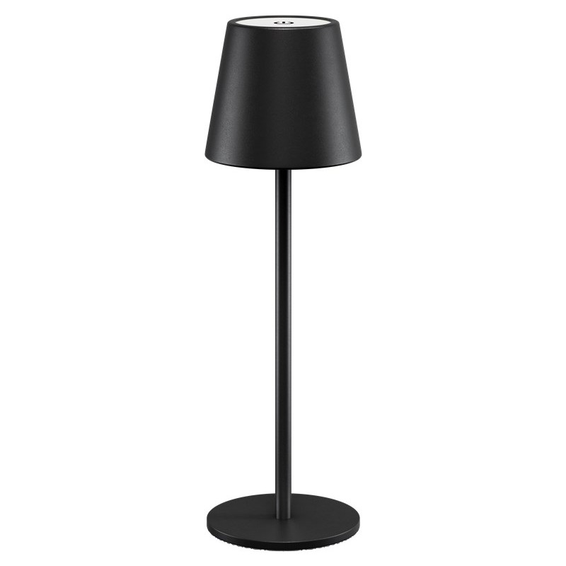 Udendørs belysning - Genopladelig bordlampe til indendørs og udendørs brug, dimmable (sort/hvid/bronze)