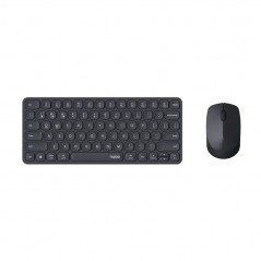 Rapoo 9010M ultrakompakt trådløst tastatur og mus med Multi-Mode (Bluetooth + USB)