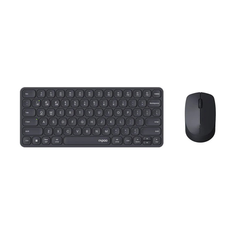 Trådløse tastaturer - Rapoo 9010M ultrakompakt trådløst tastatur og mus med Multi-Mode (Bluetooth + USB)