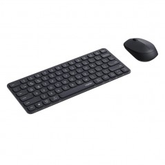 Trådløse tastaturer - Rapoo 9010M ultrakompakt trådløst tastatur og mus med Multi-Mode (Bluetooth + USB)