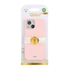 Covers - Onsala MagSeries mobiletui til iPhone 15 i pink silikone