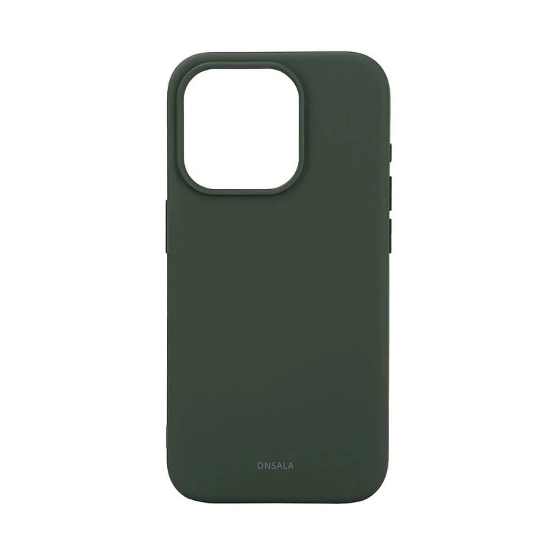 Covers - Onsala MagSeries mobiletui til iPhone 15 Pro i olivengrøn silikone