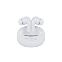 Støjreducerende hovedtelefoner - Happy Plugs Joy Pro in-ear bluetooth-hovedtelefoner med aktiv støjreduktion hvid/sort