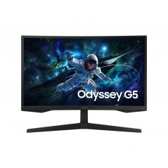 Samsung Odyssey G5 Curved 27" QHD 165 Hz gaming-skærm