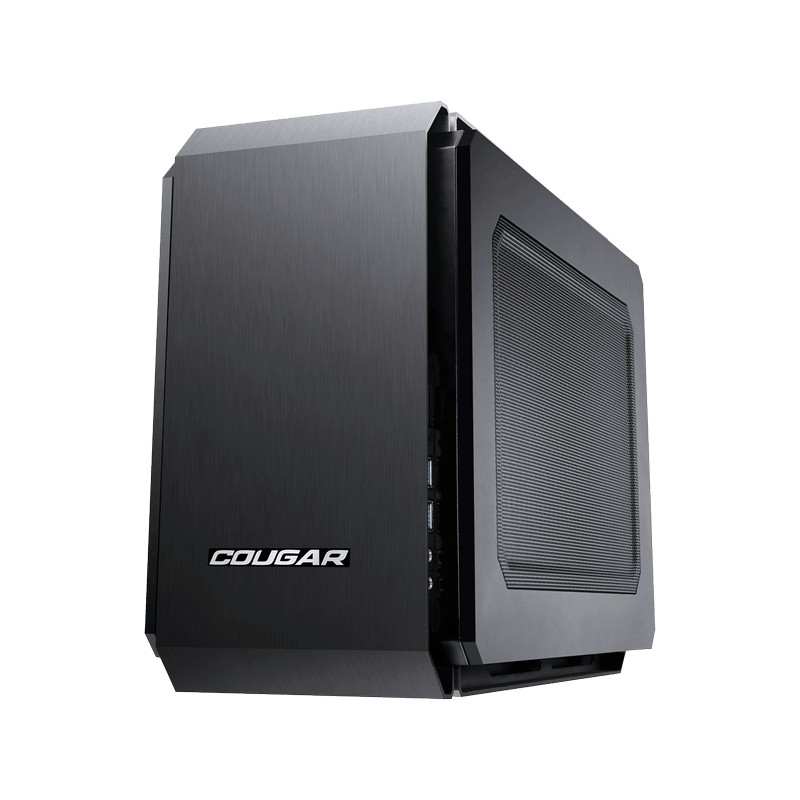 Brugte gaming-computere - Cougar QBX Compact Gaming PC med Intel i7 16GB 1TB SSD GTX980 Win10 Pro (brugt)