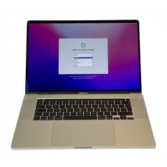 Brugt MacBook Pro - MacBook Pro 16-tommer 2019 i7-9750H 16GB 512GB SSD Silver (brugt med små mærker skærm, tastatur)