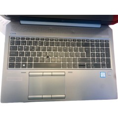 Brugt bærbar computer 15" - HP ZBook 15 G5 15.6" Full HD i7-8750H 32GB 512GB SSD Quadro P2000 med 4G-modem Win 11 Pro (beg) (läs beskrivning)