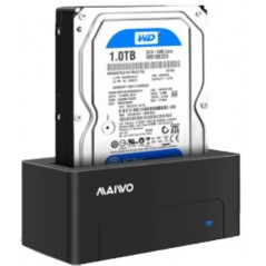 Maiwo USB 3.1-dockingstation til 2,5" og 3,5" SATA-harddiske