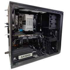 Corsair Carbide 200R Gaming PC med Intel i7 32GB 1TB SSD RTX2070 Super Win11 Pro (brugt)